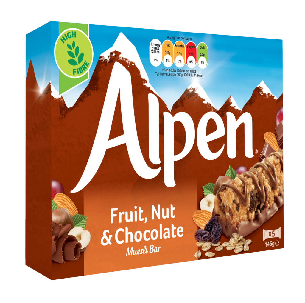 Alpen Bars Fruit, Nut & Chocolate Weetabix Cereals